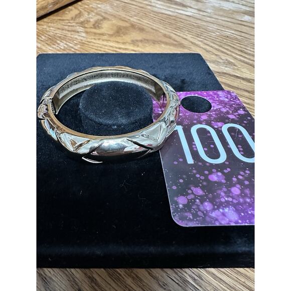 Sequin Nordstrom Multicolor Gold Tone Statement Enamel Bangle Bracelet # 100 - Picture 3 of 3